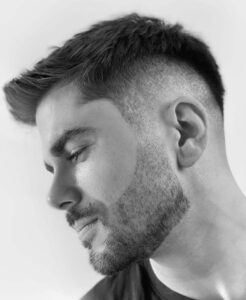 Cieniowanie Włosów Męskich Skin Fade Quiff